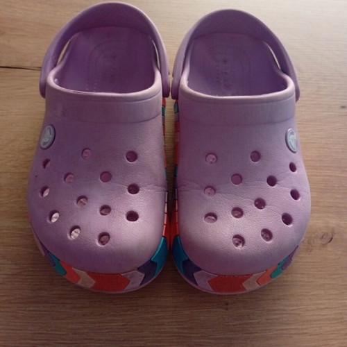 Crocs children's clogs like new, purple, size C13 (30-31)