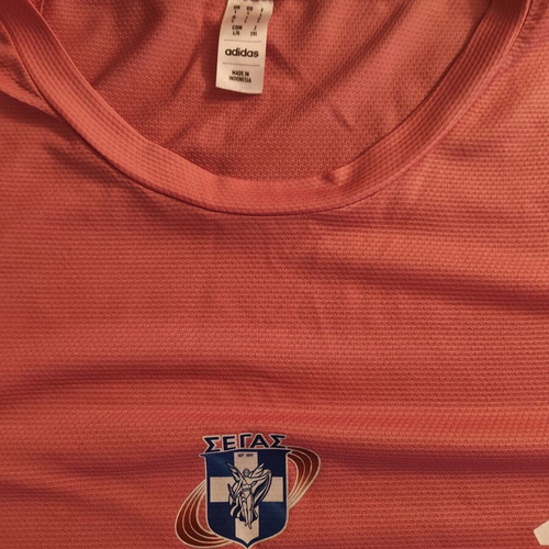 Athens Marathon Official Adidas T-shirt used, size 2XL, coral