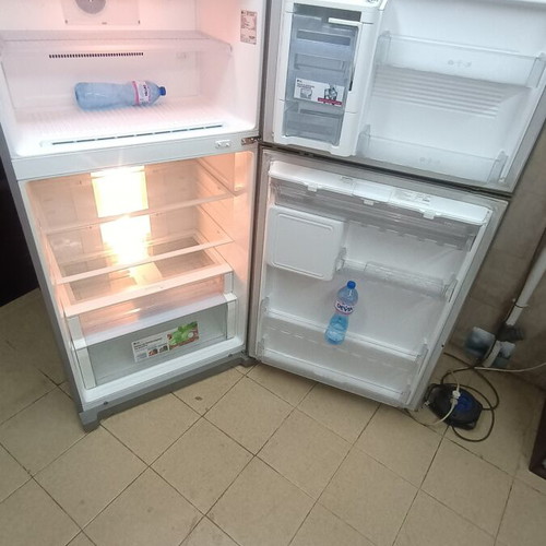 LG Nofrost refrigerator with freezer and water dispenser