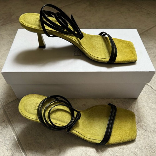 Esiot sandals new, size 38, black and green