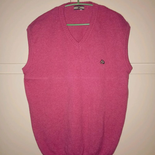 Dur sleeveless sweater used, pink, large