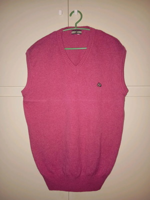 Αμάνικο πουλόβερ Dur μεταχειρισμένο, ροζ, large