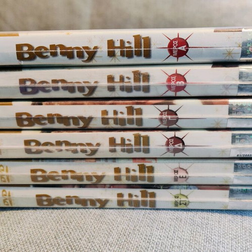 The Benny Hill Show Best Of 6 DVD used, Greek subtitles