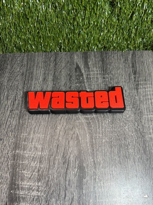 Wasted GTA decorative logo new 3D print
