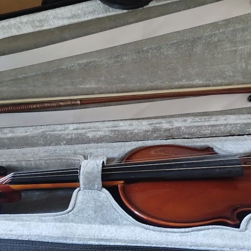 Violin Josef Jan Dvořák 4/4 complete set like new