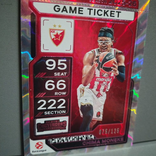 Panini Contenders EuroLeague 2025-26 Game Ticket #26 Chima Moneke like new