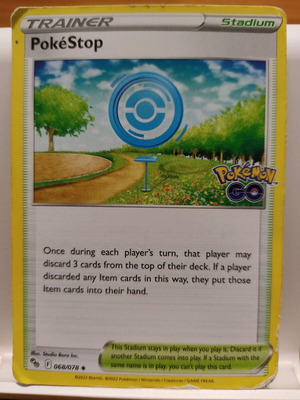 Κάρτα Pokemon Trainer PokeStop μεταχειρισμένη