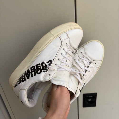 Dsquared2 sneakers used, white, size 41