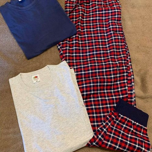 Homewear set men XXL like new, 3 pieces Fruit of the Loom