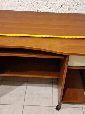 Computer desk used, dimensions 111x60x75
