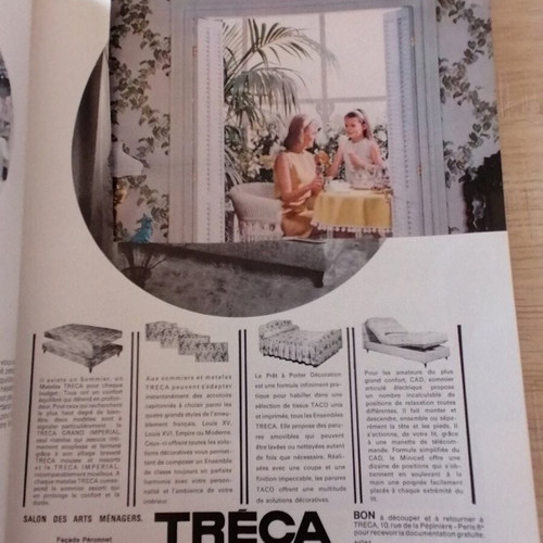 Art & Décoration magazine used, issue 128, 1967, French