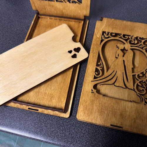 Personalized money and card gift box handmade