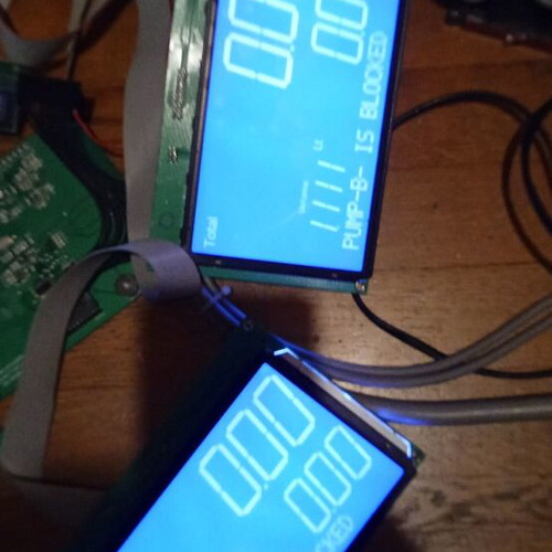 Mepsan/Unimep STN LCD segment and dot-matrix display for fuel pumps, like new