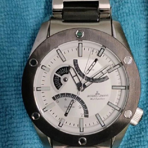 Jacques Lemans Liverpool GMT men's watch, Swiss cased, 10 ATM