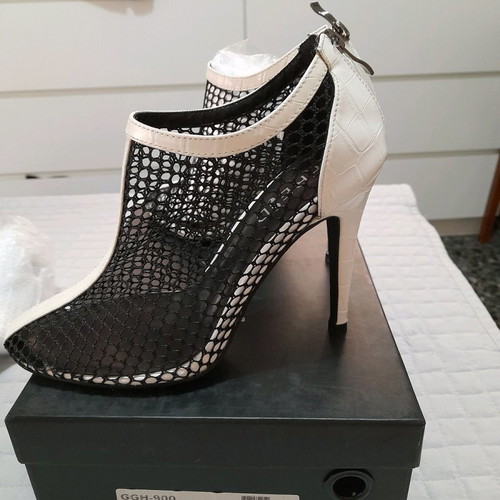 Keep Fred women's shoes new, mesh sandals with 11cm heel