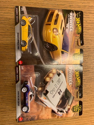 Hot Wheels Premium σειρά Thrill Climbers, καινούργια με λαστιχένιους τροχούς