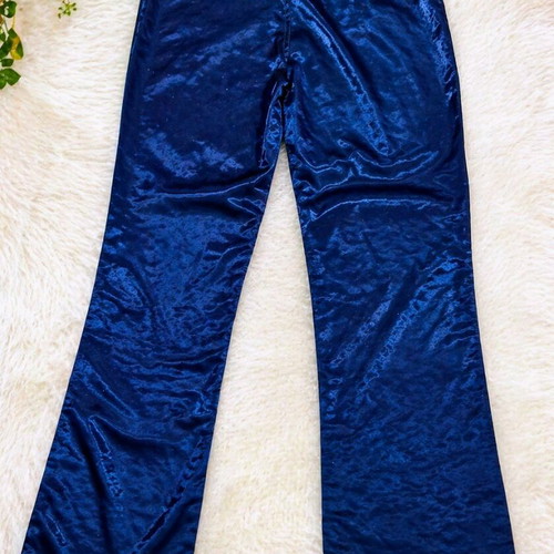 TKTW Electric Blue Metallic Pants vintage 1999, like new, XS