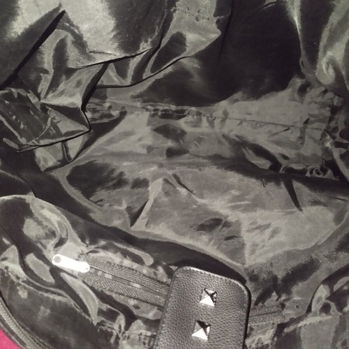 Avon women's handbag black with decorative studs new
