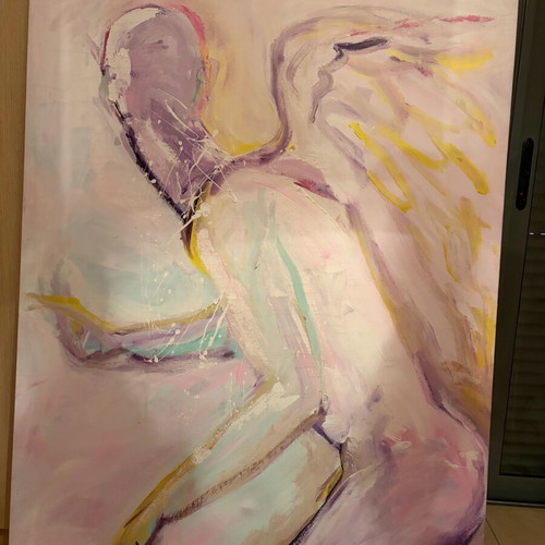 Original large painting 140×90 cm new