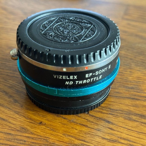Fotodiox Vizelex ND Throttle Lens Adapter (Canon EF/EF-S to Sony E-Mount) like new