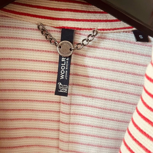 Woolrich blazer size S like new, white and red