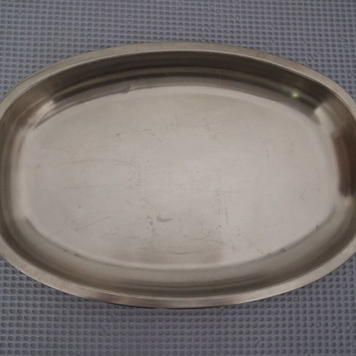 Stainless Steel Oval Deep Platter used