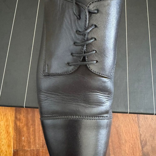 Ermenegildo Zegna black leather shoes size 46 US 12 like new