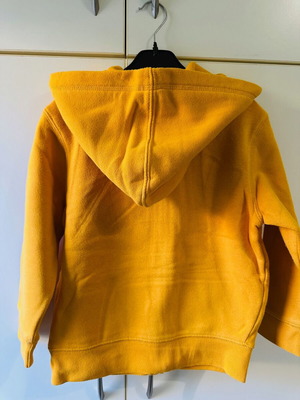 BabyGap mustard yellow zip-up hoodie like new, size 4 years