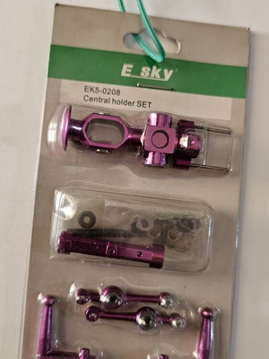E-Sky EK5-0208 Central Holder Set metal purple anodized new old stock
