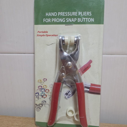 Hand Pressure Pliers for Prong Snap Button New