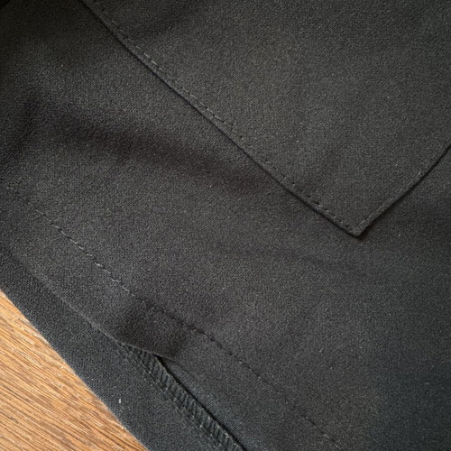 Black shorts with large pockets and belt