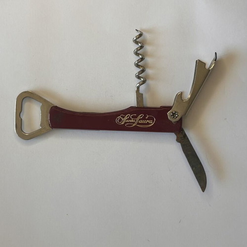 Vintage Patraiki Wines corkscrew and bottle opener used
