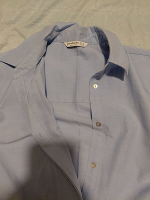 Stradivarius jumpsuit turquoise size M like new, shirt fabric