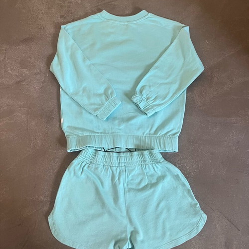 H&M kids set with Disney design like new, size 4-5, turquoise
