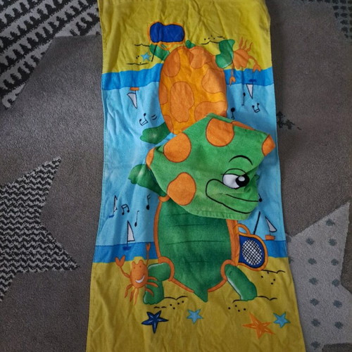 Baby poncho bath towel like new