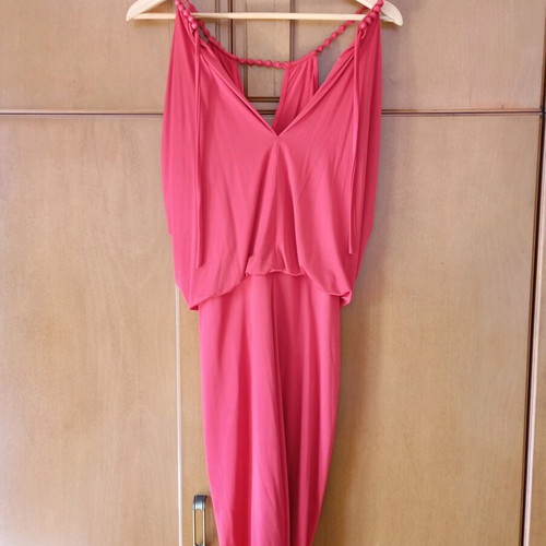 Access red dress-necklace new XXL