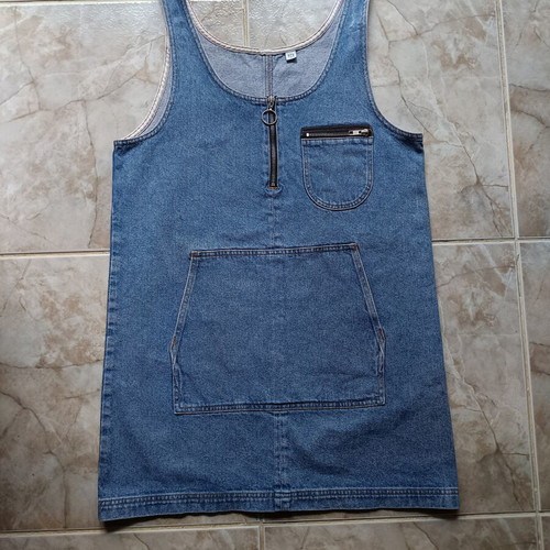 Collusion denim dress like new, size M, blue