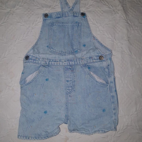 Overalls and T-shirts used, set of two each