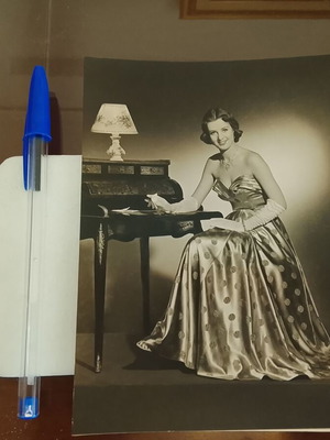 Vintage συλλεκτική φωτογραφία-πορτρέτο Ruth Leuwerik μεταχειρισμένη