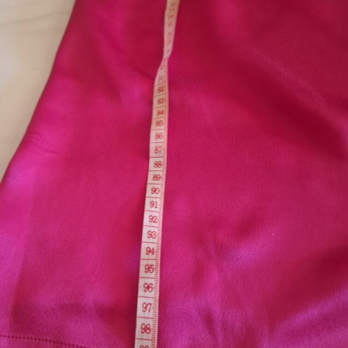 Attic and Barn Satin Silk Dress like new, fuchsia, asymmetrical