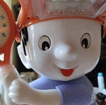 Vintage children's table lamp Horoz HL 047 tennis player used