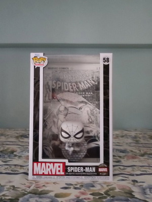 The Amazing Spider-Man Funko Pop! Comic Cover Figure #58 like new