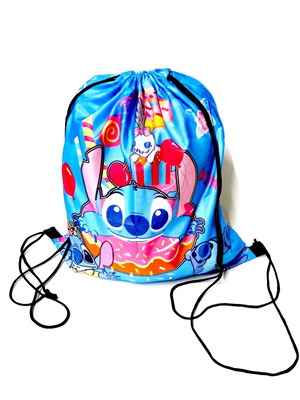 Disney Stitch Set of 2 Kids Backpacks and 2 Pencil Cases like new