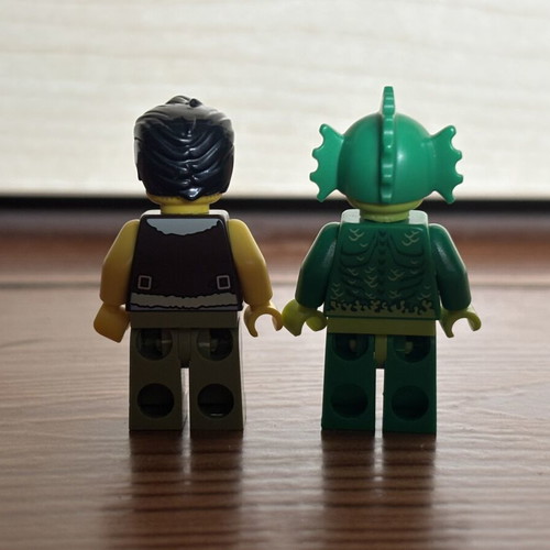 Swamp Creature and Frank Rock Lego figures used from set 9461 Monster Fighters