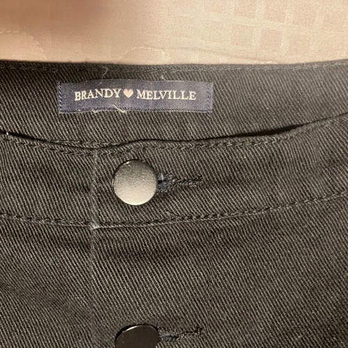 Black denim skirt Brandy Melville size M 38 10