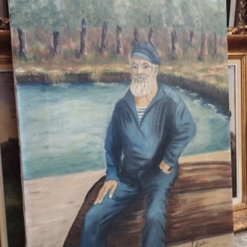Painting with signature used, 50x40 cm