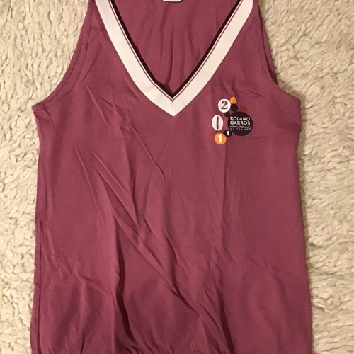 Roland-Garros 2011 vintage top used, purple, size M