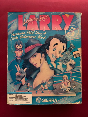 Leisure Suit Larry 5 PC παιχνίδι μεταχειρισμένο, adventure