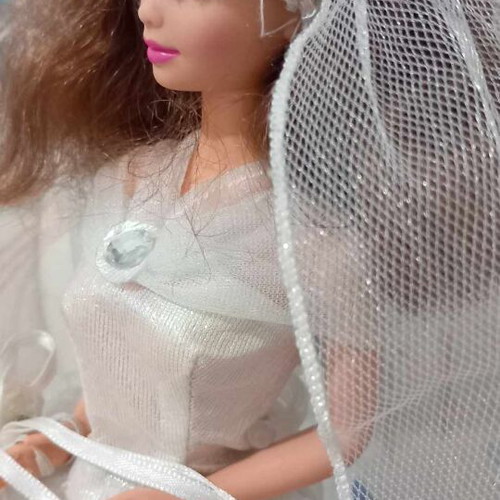Vintage Beauty and the Beast Belle Wedding doll used