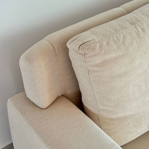 Sofa used with wooden legs